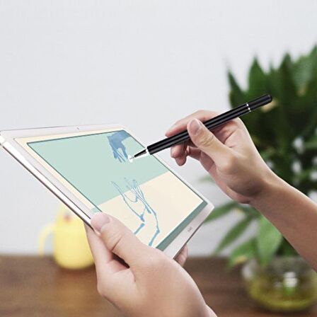 ALLY VERS2 Universal Stylus kapasif Tablet Telefon Dokunmatik Kalem SİYAH
