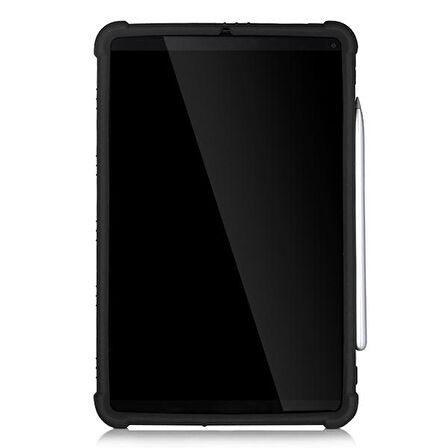 ALLY Huawei MatePad Pro 10.8 İnç Standlı Silikon Kılıf SİYAH