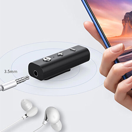 ALLY Yaka Askılı Wireless Kablosuz Aux Bluetooth Adaptör