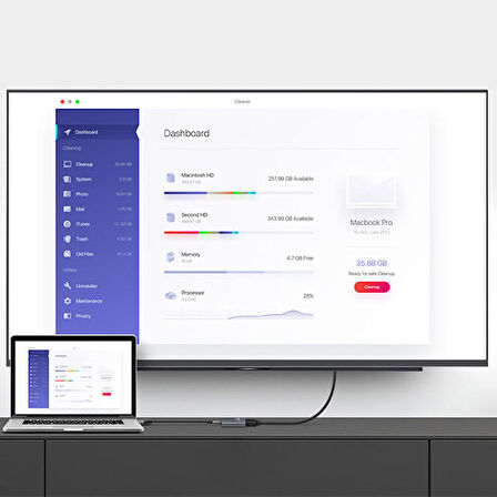 USB-C input DP output 4K Dönüştürücü Adaptör 60H