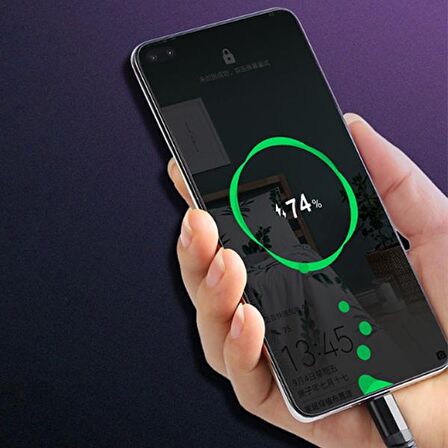 ALLY 5A Ultra Hızlı Şarj USB Şarj Kablosu Type-C 1metre SİYAH