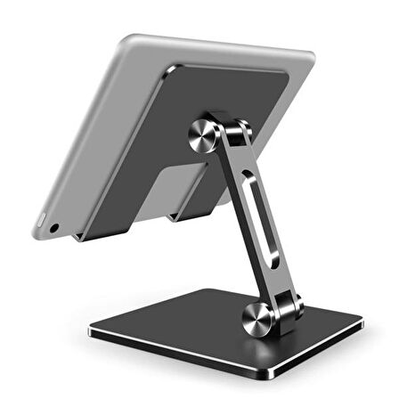 Ally MT134 Alüminyum Masaüstü Ayarlanabilir Tablet Tutucu Masa Standı FÜME