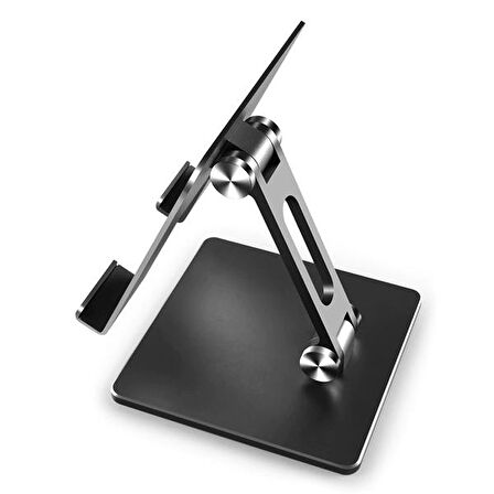 Ally MT134 Alüminyum Masaüstü Ayarlanabilir Tablet Tutucu Masa Standı FÜME