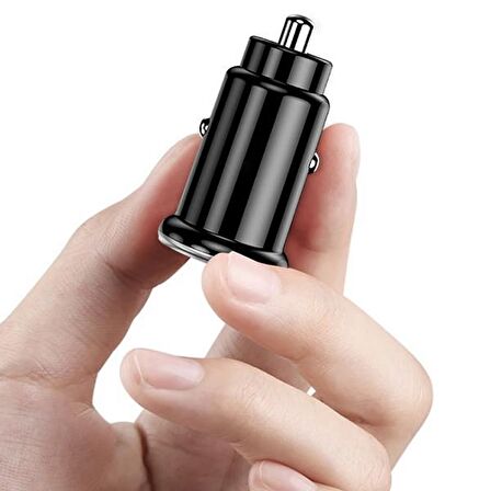 ALLY 20W PD Type-C USB Çıkış Hızlı Araç Çakmak Şarj Cihazı SİYAH