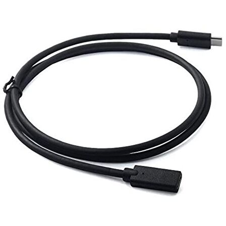ALLY Usb Type-C to Type-C Uzatma Kablosu 1 Metre SİYAH