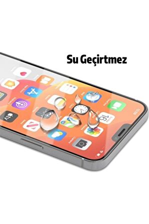 BEST iPhone 12 - 12 Pro 6.1 9H 3D Tempered Full Cam Ekran Koruyucu SİYAH