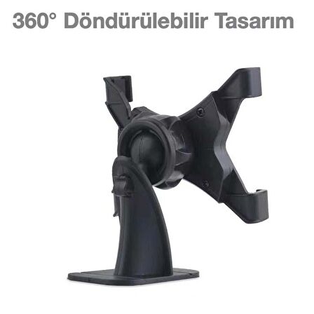 ALLY W15L Mini Torpido Üzeri Araç İçi Telefon Tutucu SİYAH