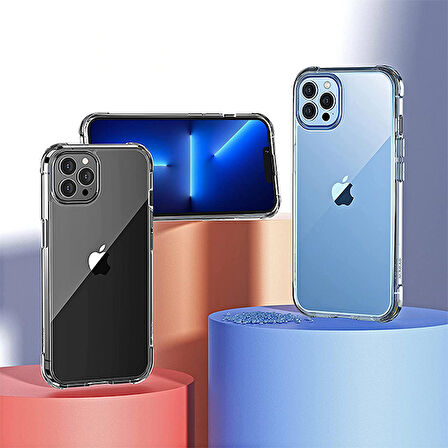 iPhone 13 Pro 6.1inç Anti-Drop Shockproof Darbe Emici Silikon Kılıf