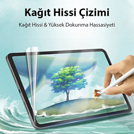 ALLY iPad Mini 6 (2021) ve Mini 7 (2024) Paper Like Film Darbe Emici Pet Ekran Koruyucu