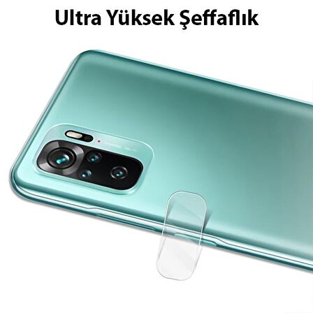 ALLY Xiaomi Redmi Note 10 4G Tempered Glass Cam Kamera Koruyucu