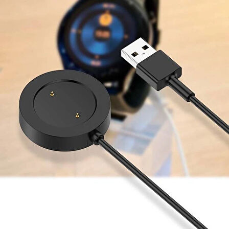 Haylou LS04 RS3 USB Manyetik Akıllı Saat Şarj Kablosu (Siyah)