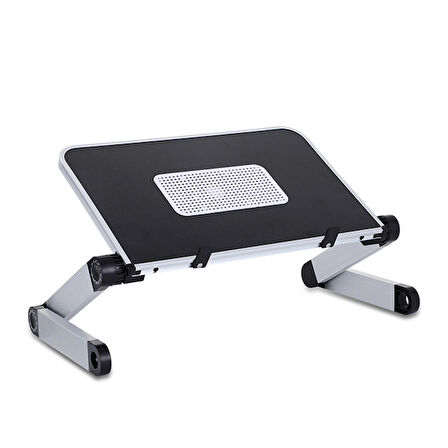 Ally YL-805 Katlanabilir Fanlı Dizüstü Laptop Standı SİYAH