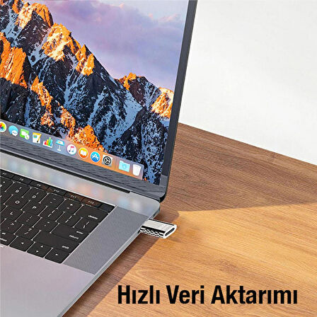 ALLY 100W 20Gbps Düz Model Type-C Uzatma Adaptörü Type-C Çevirici