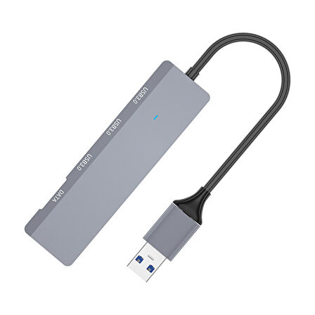 Universal ADS-309A 4in1 USB to USB + Type-C Hub Adaptör Çevirici Dönüştürücü Çoğaltıcı