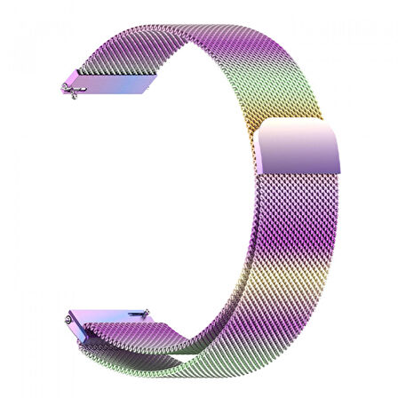 22MM Gear S3 Watch 4 -GT2 GT2E 46MM Kayış,Kordon Metal Milano Loop