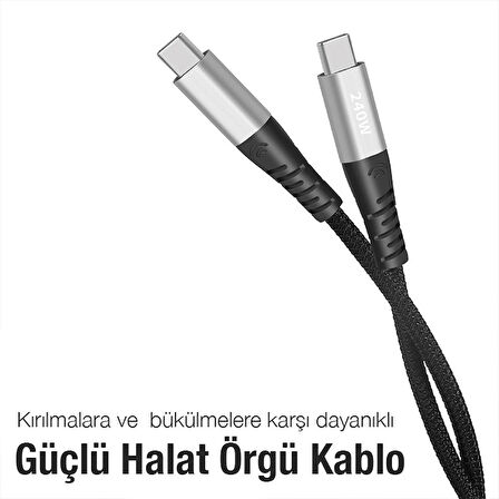 240W Type-C To Type-C Laptop Telefon Hızlı Data ve Şarj Kablosu