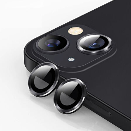 ALLY iPhone 15/15 Plus Tempered Kamera Lens Koruma Cami