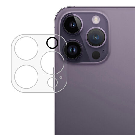 iPhone 15 Pro-15 Pro Max Premium Kamera Lens Koruma Camı