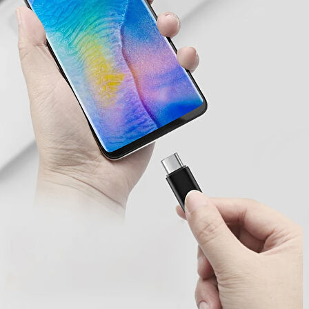 iPhone 15 65W Type-C to Type-C Hızlı Şarj ve Data Kablosu 2m (Siyah)