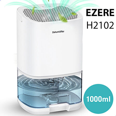 EZERE H2102 Dehumidifer 1000ml Banyo-Mutfak-Oda Nem Alma Cihazi