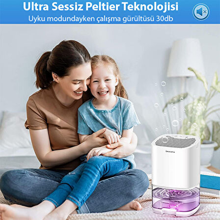 EZERE H2102 Dehumidifer 1000ml Banyo-Mutfak-Oda Nem Alma Cihazi