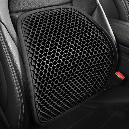 ALLY Jel Destekli Ortopedik Bel Sırt Minderi | Araç, Ofis ve Ev Koltukları İçin Ergonomik Bel Sırt Destek Minderi