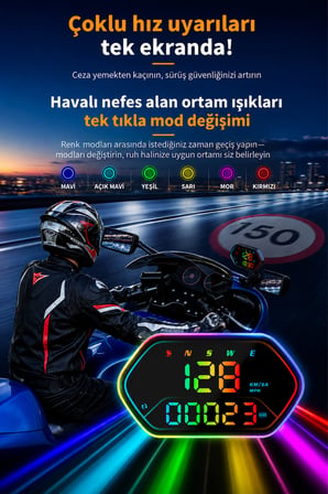 Ally HUD G25 OBD2 + GPS Head Up Display HUD, Dijital Hız Göstergesi