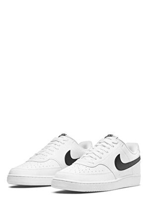 Nike COURT VISION LO NN Erkek Sneaker BEYAZ SİYAH