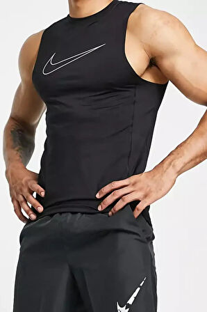 Nike Pro Dri-Fit Training Dar Kesim Erkek Siyah Spor Atlet