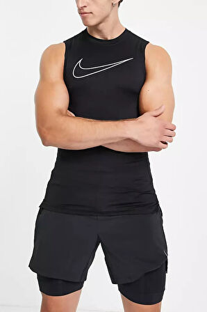 Nike Pro Dri-Fit Training Dar Kesim Erkek Siyah Spor Atlet