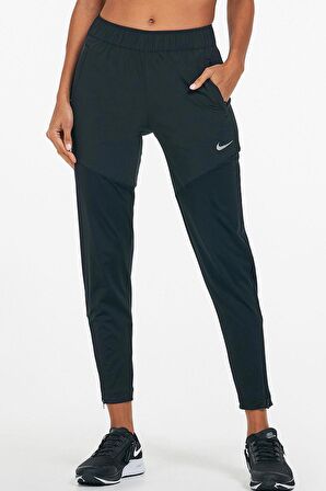 Nike Dri-Fit Essential Running Siyah Bilek Üstü Kadın Eşofman Altı