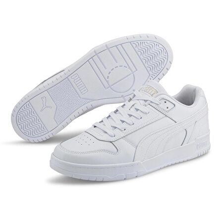 PUMA 38637302 RBD Game Low  White- White-Team Gold