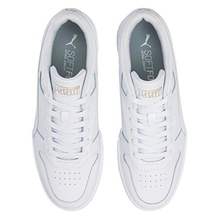 PUMA 38637302 RBD Game Low  White- White-Team Gold