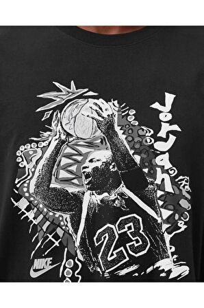 Nike Jordan Vintage Graphic Short-sleeve Erkek - Siyah-dm3221-010T-Shirt