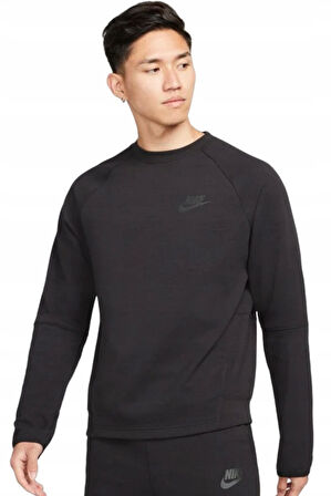 Nike Sportswear Tech Fleece Siyah Erkek Spor Sweatshrit