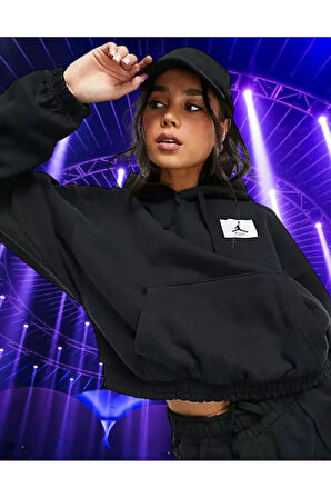 Jordan Essential Fleece Hoodie Kadın Sweatshirt-dd6998-010