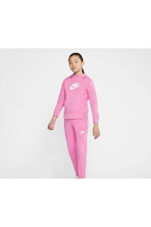 Kız Çocuk Pembe Spor Sweatshirt Dj0688-684