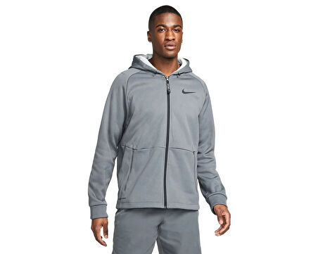 Nike Pro Therma-Fit Erkek Gri CEKET-DD2124-068