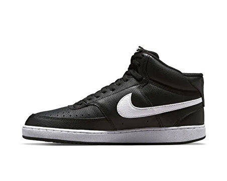 Nike Ayakkabı Günlük Court Vision Mid Erkek Spor Ayakkabı SİYAH