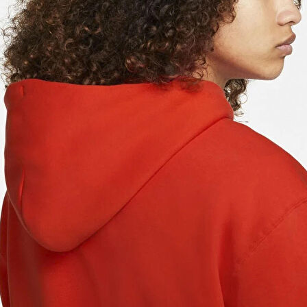 Nike DC9604-673 Air Jordan Jumpman Core Fleece Hoodie Erkek Kırmızı Kapüşonlu Sweatshirt