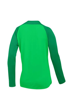 Academy Pro Dri Fit Half Zip Kadın Yeşil Dik Yaka Sweatshirt