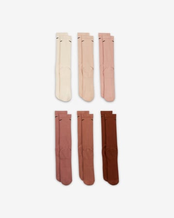Nike Everyday Plus Destekli Antrenman Crew Çorapları (6 Çift) SX6897-904