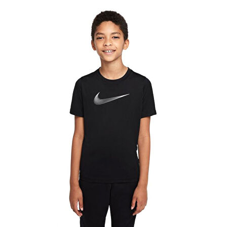 Nike Df Hbr Ss Top Çocuk Siyah Günlük Stil Tişört DM8535-010