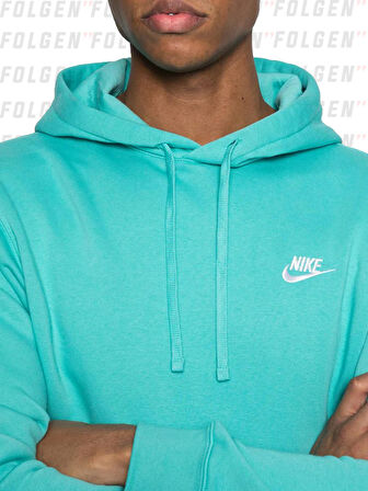 Nike Sportswear Club Fleece Hoodie Kapüşonlu Pamuklu Kalın Unisex Sweatshirt Hoodie