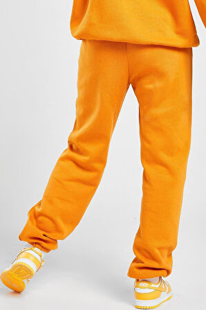 Nike Sportswear Esst. Collection Normal Belli Bol Kesim Turuncu Kadın Eşofman Altı
