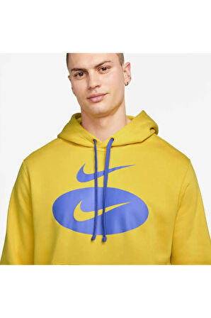 Nike DM5458-709 Sportswear Swoosh League Erkek Kapüşonlu Sweatshirt