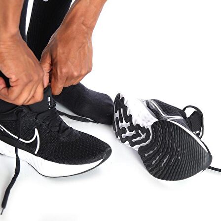 Nike React Infinity Run FK 3  Erkek Spor Ayakkabı Siyah DH5392-001