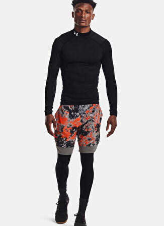 Under Armour Siyah Erkek Compression Düz T-Shirt 1366072-001 UA CG Armour Comp Mock