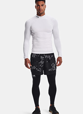 Beyaz Erkek Yuvarlak Yaka Compression Fit T-Shirt 1366072-100 UA CG Armour Comp Mock