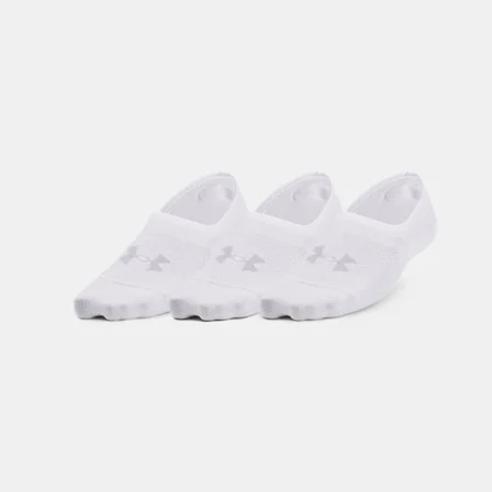 Under Armour UA Breathe Lite Ultra Low 3p Beyaz-Beyaz-Gri Kadın Çorap